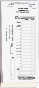 Deposit Ticket