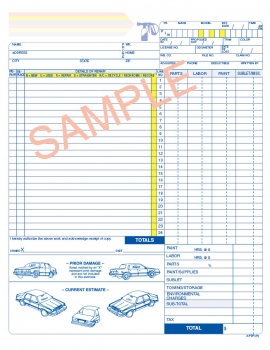 Body Shop Estimate (Physical Damage Report)