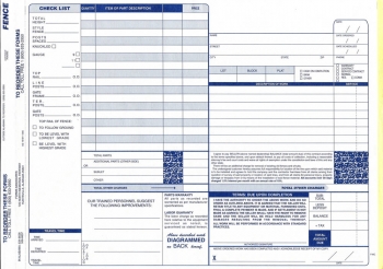 Fence Repair Order