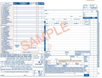 Motorcycle Repair Order for FLORIDA