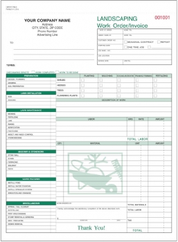 Landscaping Work Order