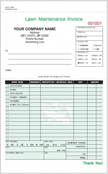 Lawn Maintenance Invoice