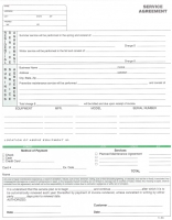 Service Agreement -Heating & A/C